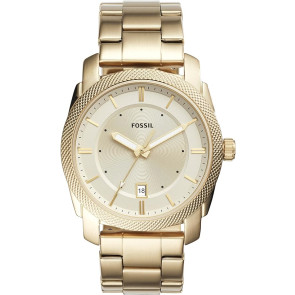 Watch strap Fossil FS5264 Stainless steel Gold Toned 22mm